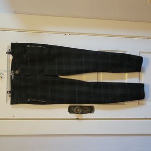 Wit & Wisdom skinny plaid pants/jeans